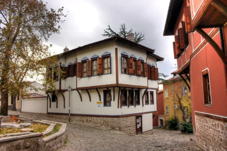 Панорамна гледка към Стария град в Пловдив