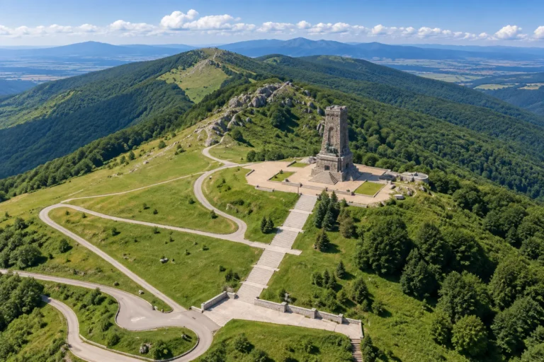 Паметникът на свободата на връх Шипка край Казанлък