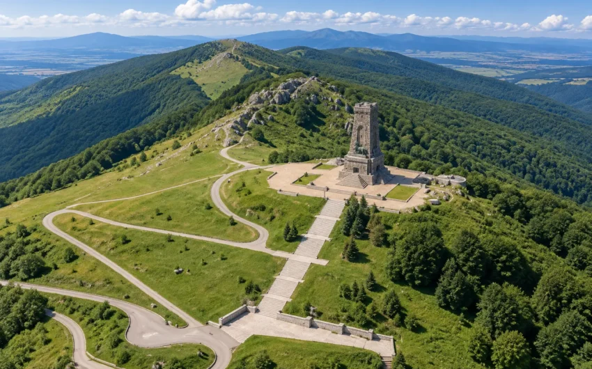 Паметникът на свободата на връх Шипка край Казанлък