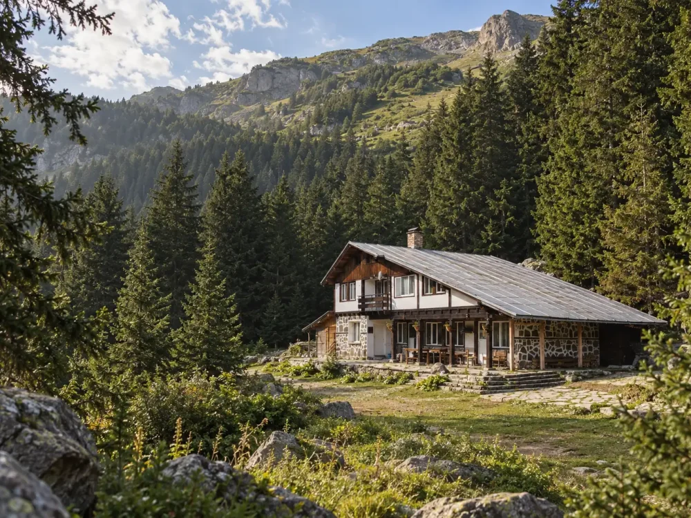 Хижа Скакавица сред планинската природа на Рила