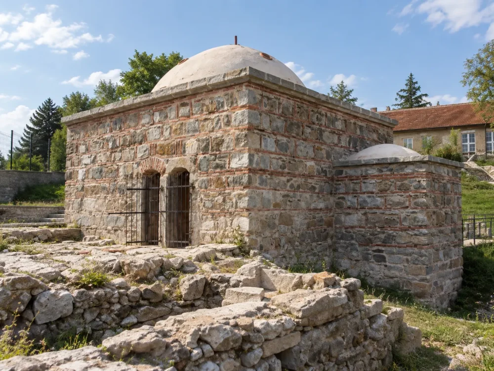 Старата турска баня в село Баня край Разлог